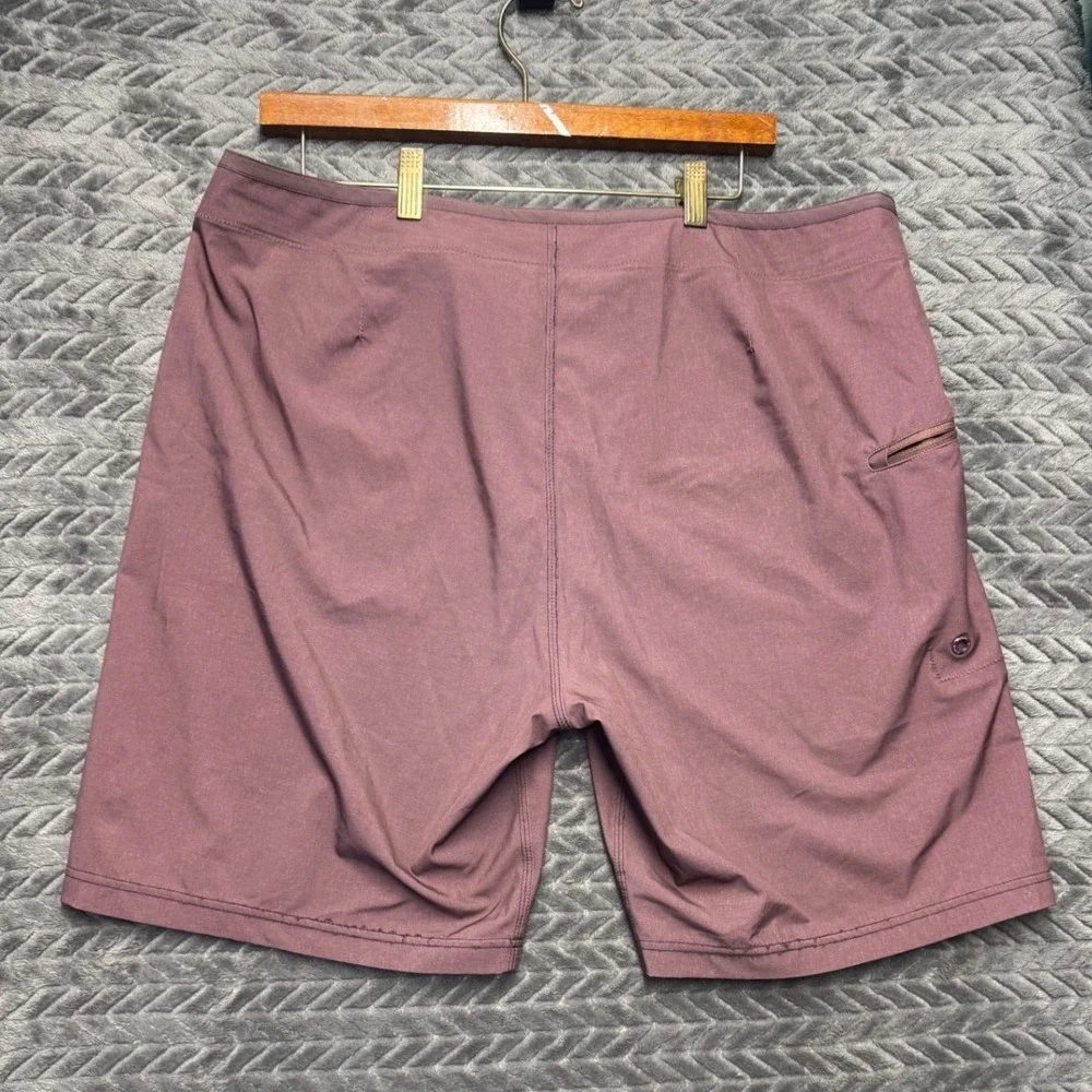 Prana Mens Purple Board Shorts Size 36‎ M3CATA115 UPF 50+ Recycled (1517)